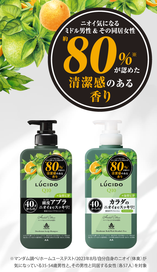 40才からの香りも楽しめるニオイケア