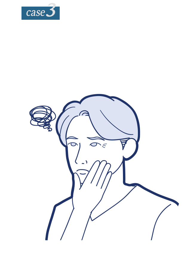 case3 顔にハリがない…